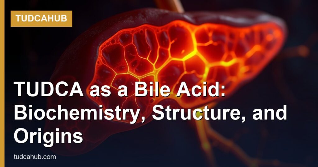 TUDCA as a Bile Acid: Biochemistry, Structure, and Origins - TUDCAHub