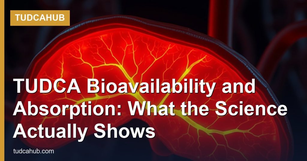TUDCA Bioavailability and Absorption: What the Science Actually Shows - TUDCAHub