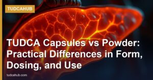 TUDCA Capsules vs Powder: Practical Differences in Form, Dosing, and Use