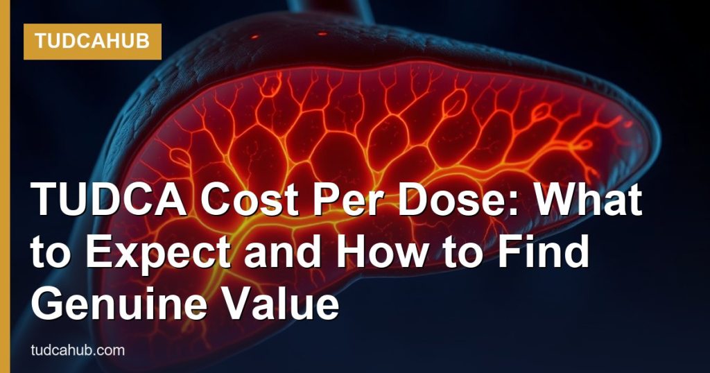 TUDCA Cost Per Dose: What to Expect and How to Find Genuine Value - TUDCAHub
