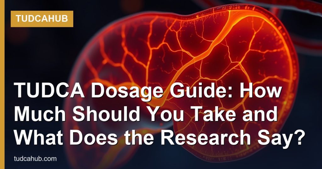 TUDCA Dosage Guide: How Much Should You Take and What Does the Research Say? - TUDCAHub