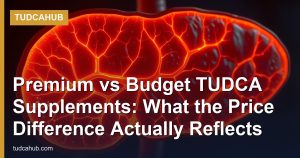 Premium vs Budget TUDCA Supplements: What the Price Difference Actually Reflects