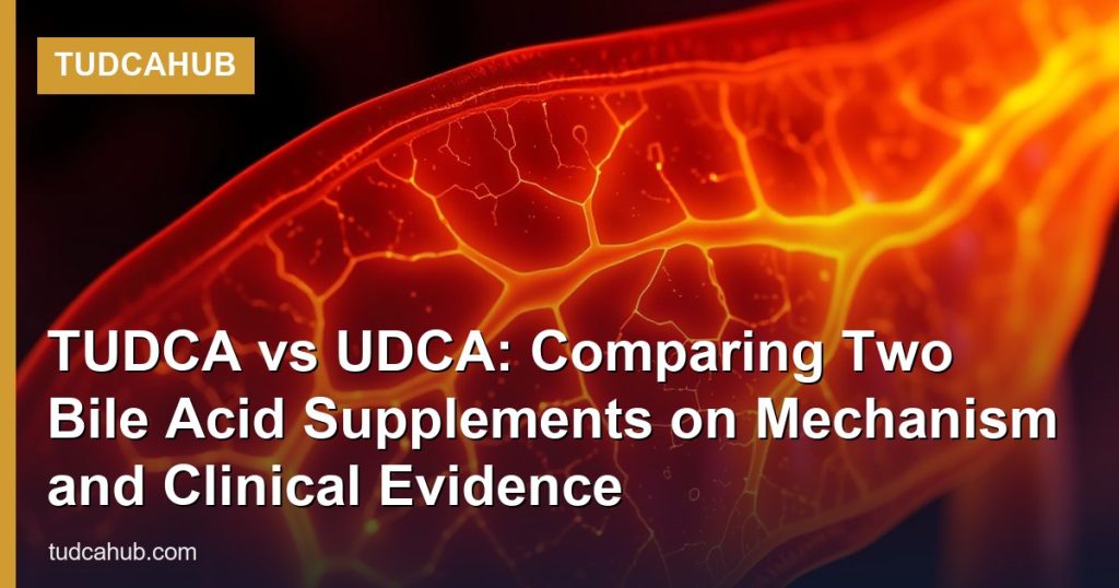 TUDCA vs UDCA: Comparing Two Bile Acid Supplements on Mechanism and Clinical Evidence - TUDCAHub
