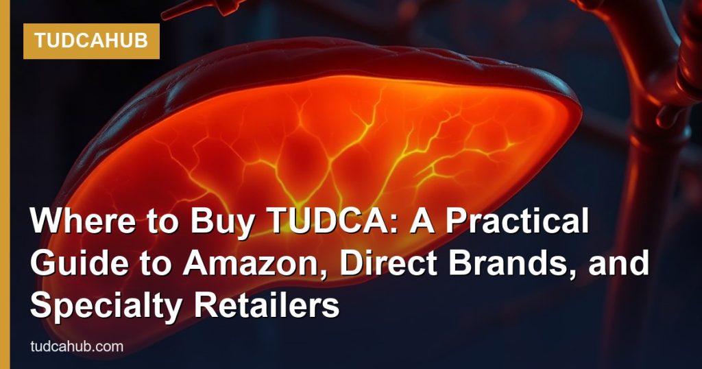 Where to Buy TUDCA: A Practical Guide to Amazon, Direct Brands, and Specialty Retailers - TUDCAHub