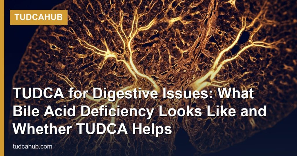TUDCA for Digestive Issues: What Bile Acid Deficiency Looks Like and Whether TUDCA Helps - TUDCAHub