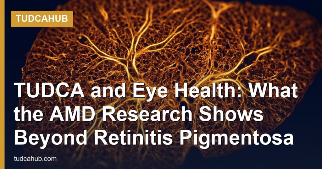 TUDCA and Eye Health: What the AMD Research Shows Beyond Retinitis Pigmentosa - TUDCAHub