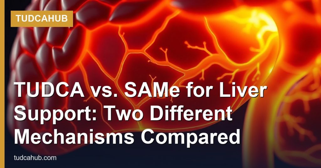 TUDCA vs. SAMe for Liver Support: Two Different Mechanisms Compared - TUDCAHub