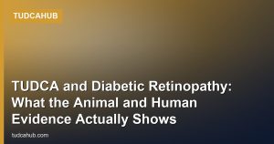 TUDCA and Diabetic Retinopathy: What the Animal and Human Evidence Actually Shows